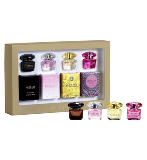 Versace mini perfume set boots